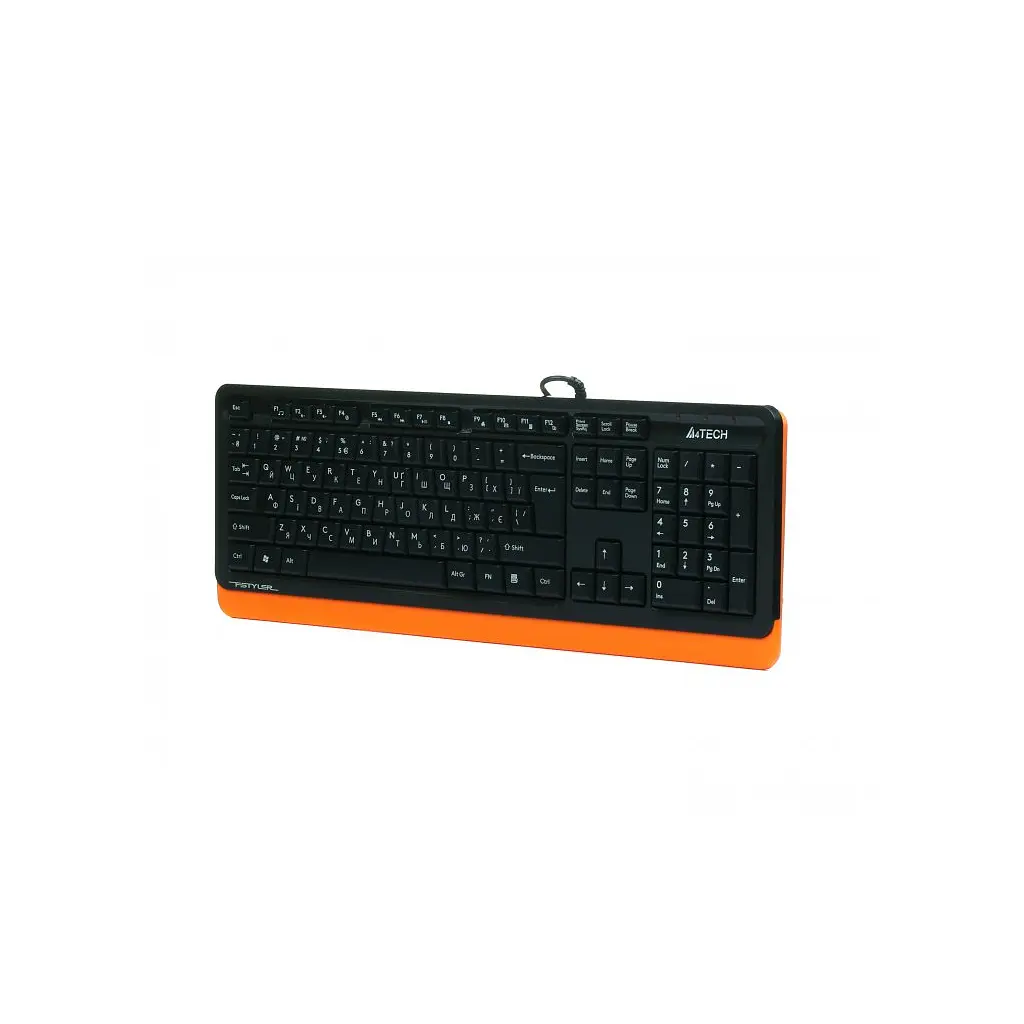Клавіатура A4Tech FKS10 USB Orange (4711421963398) - фото 2