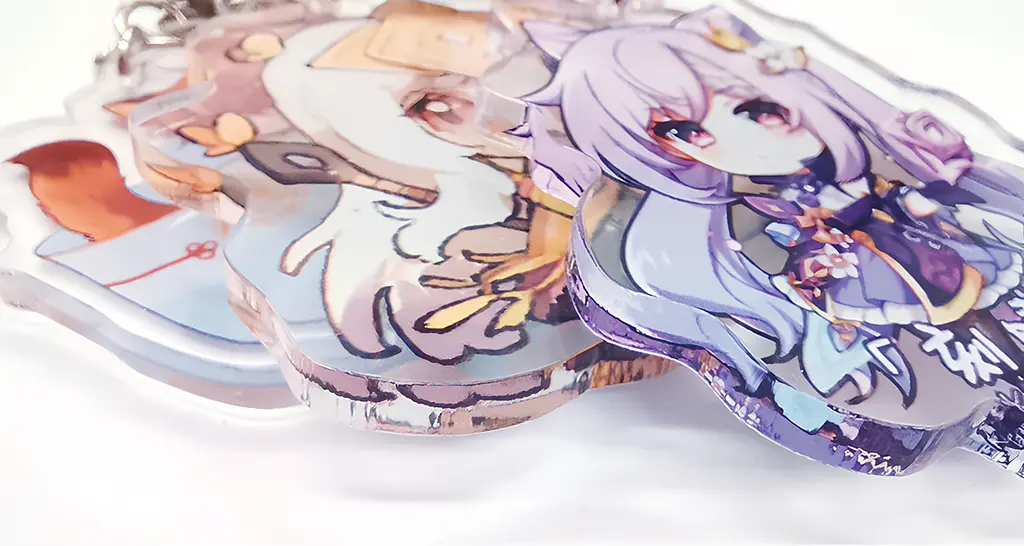 Брелок акриловий Рандеву з життям Курумі Date A Live Kurumi 5 см - фото 2