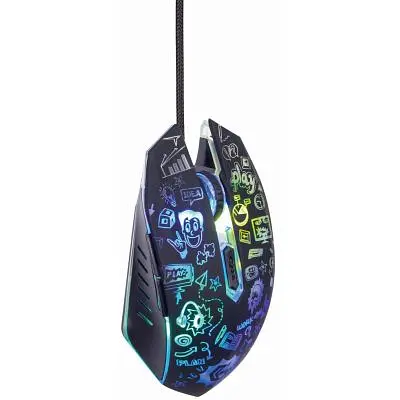 Комп'ютерна мишка Gembird (MUS-6B-GRAFIX-01) USB Black (MUS-6B-GRAFIX-01) - фото 4
