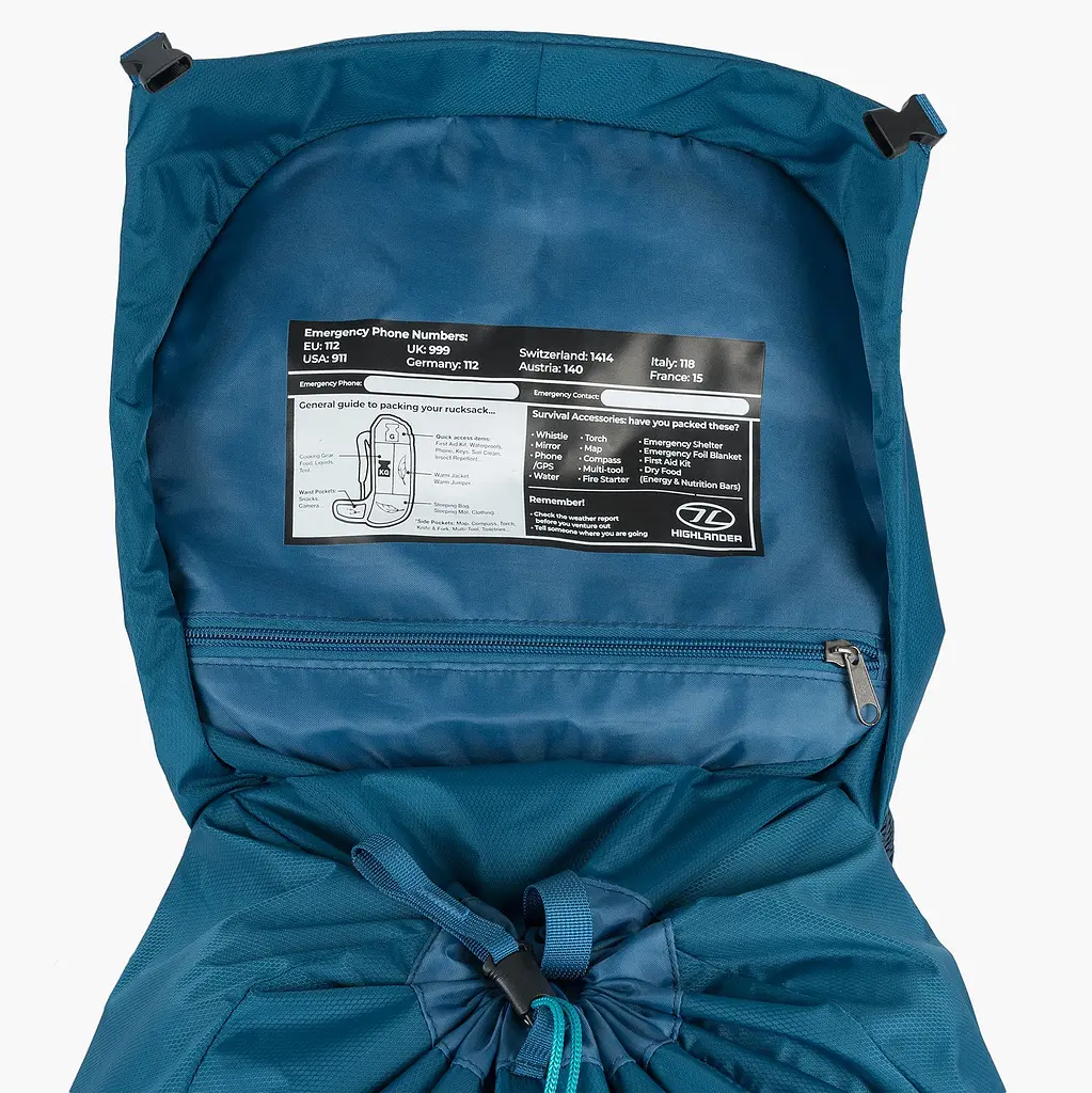 Рюкзак туристичний Highlander Ben Nevis Men 52L Petrol (RUC275-PL) - фото 8