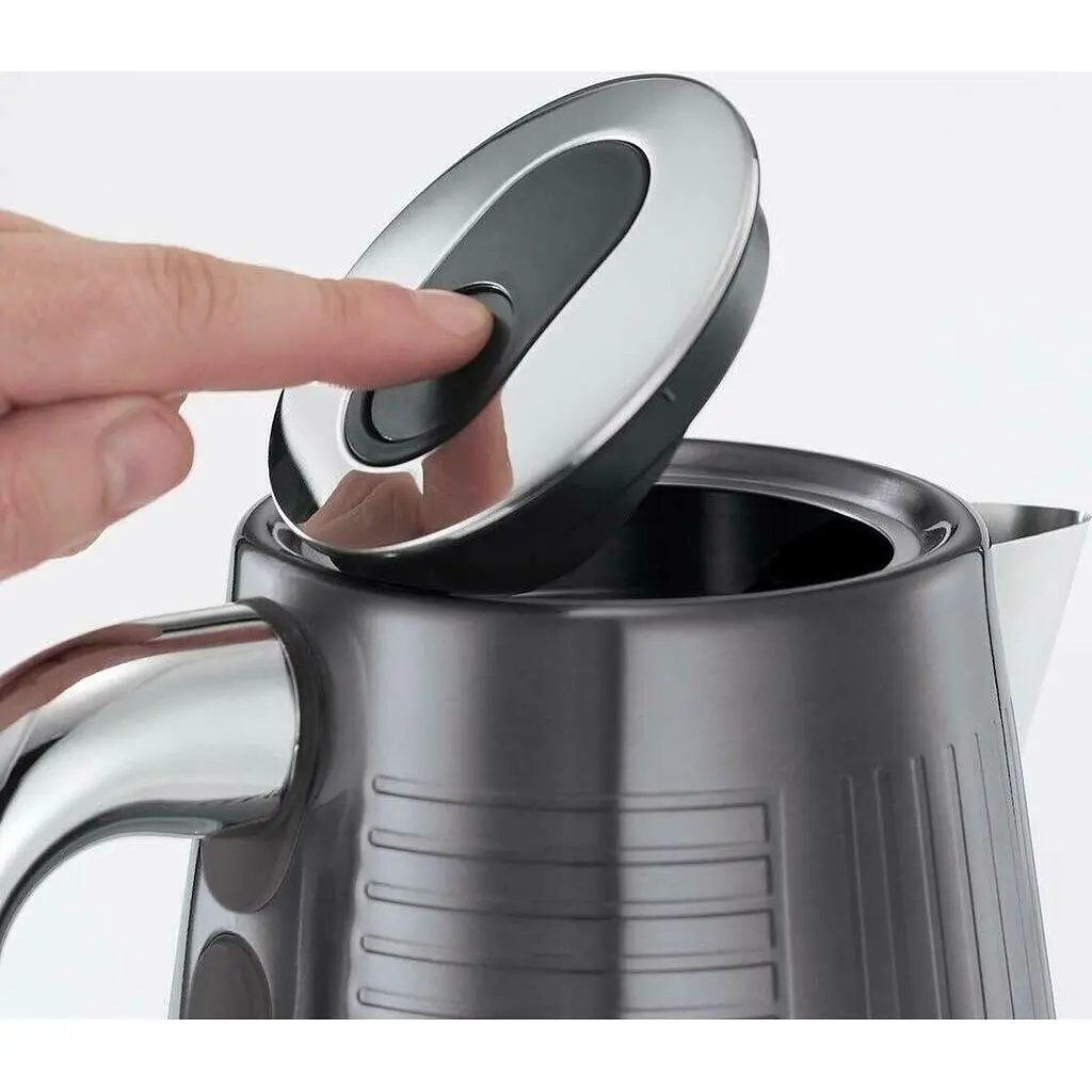 Електрочайник Russell Hobbs Geo Steel 1.7 л чорний (25240-70) - фото 3
