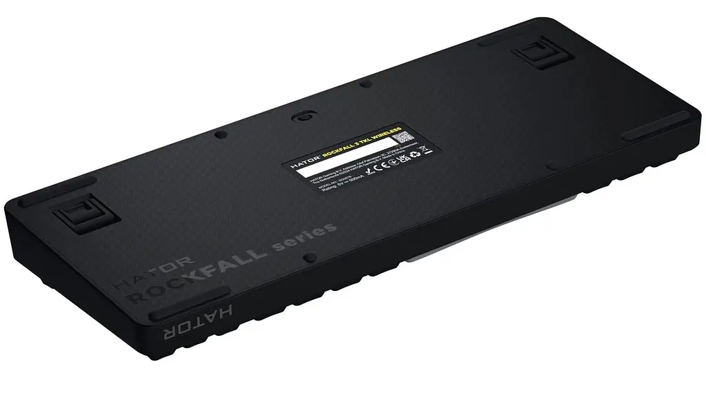 Клавіатура HATOR Rockfall 3 Mecha TKL Wireless Orange ENG ANSI Black (HTK850) - фото 6