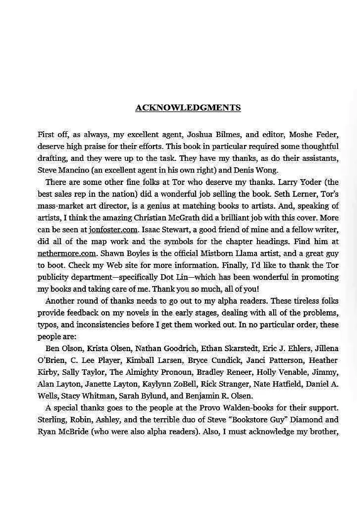 Mistborn trilogy Book 2. The Well of Ascension - фото 3