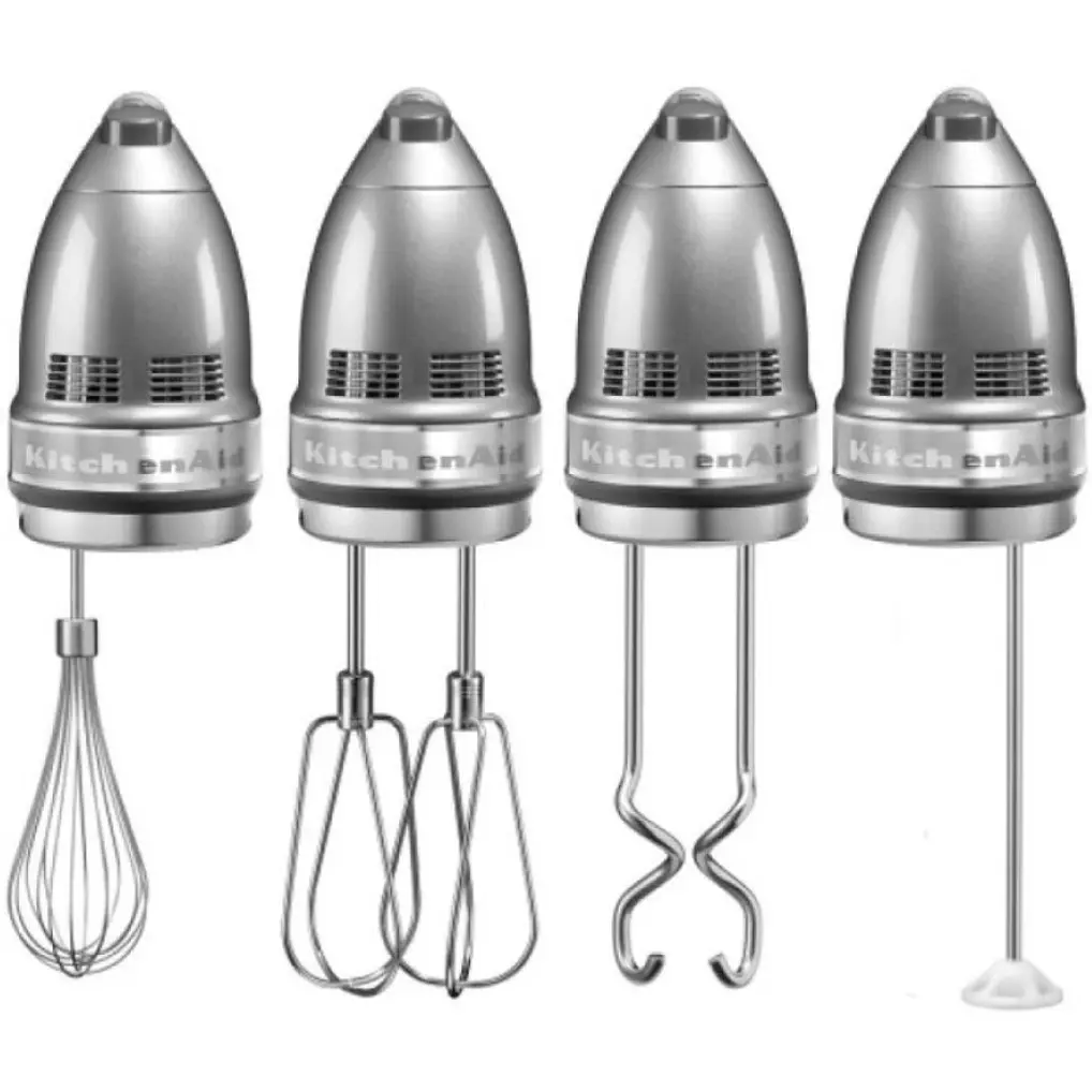 Миксер KitchenAid 5KHM9212ECU ручной 9 скоростей серебристый - фото 4