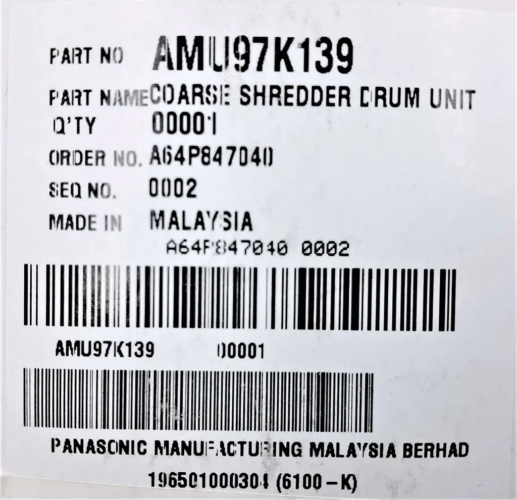 Насадка до м'ясорубки Panasonic AMU97K139 - фото 4