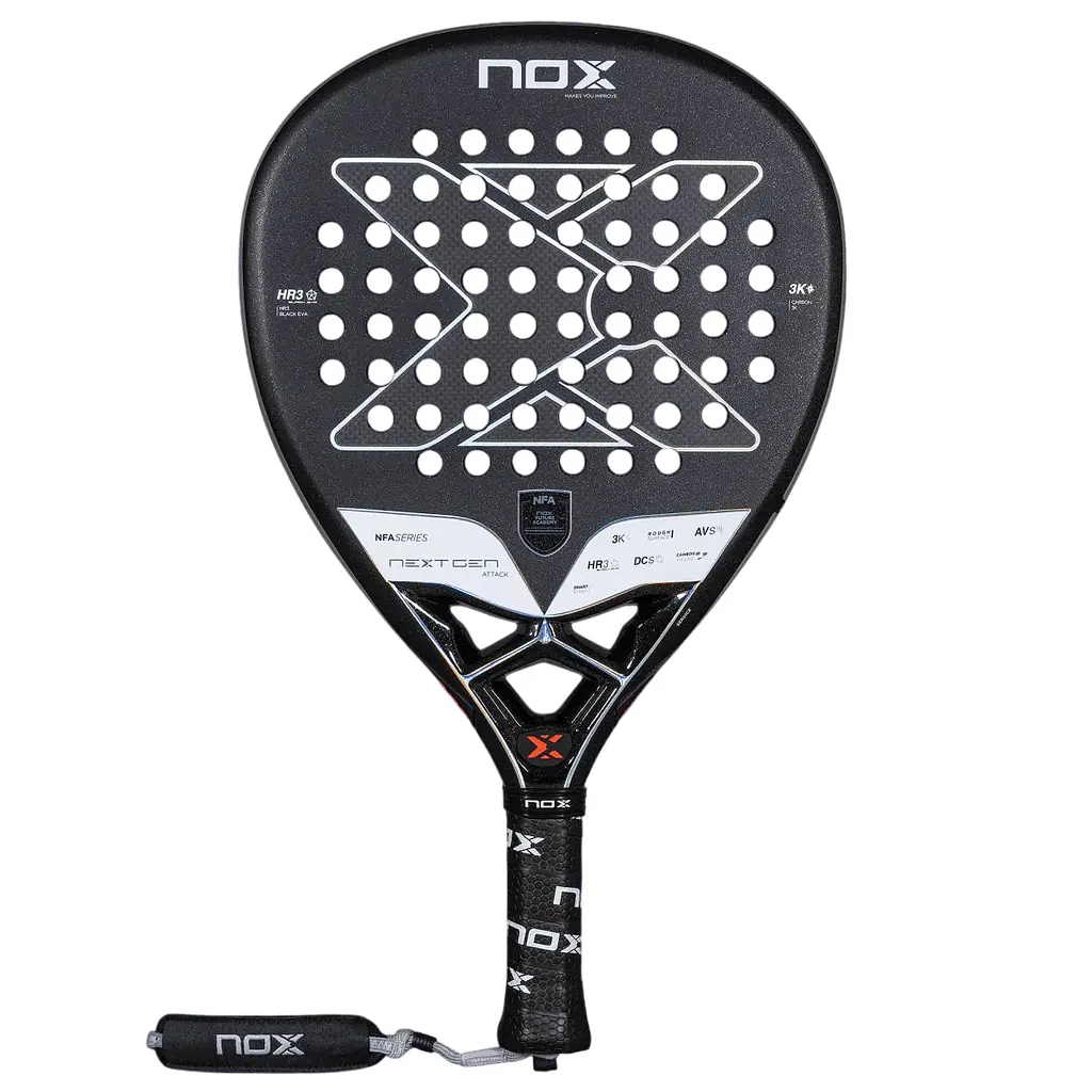 Ракетка для паделу NOX NEXTGEN PRO ATTACK 3K NFA SERIES RACKET - фото 2