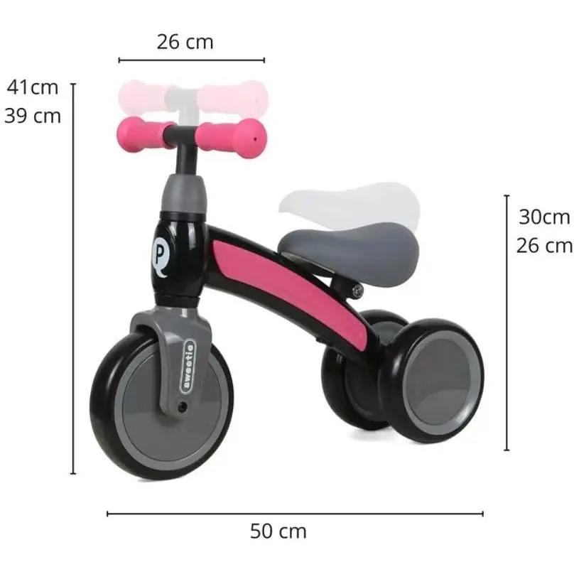 Беговел детский Qplay Sweetie Pink (B-401SweetiePink) - фото 4