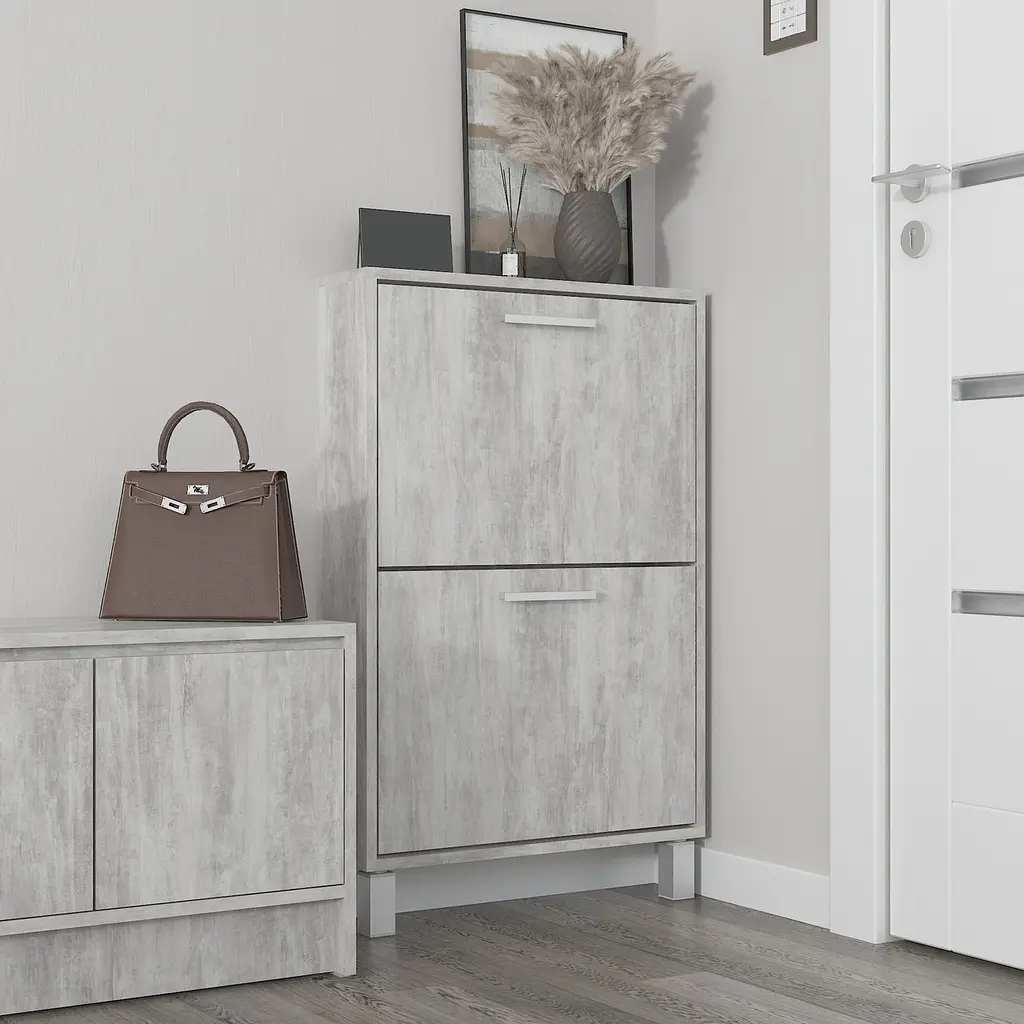 Полиця для взуття Flamecame підлогова на 2 шухляди з ДСП F-158 - фото 5