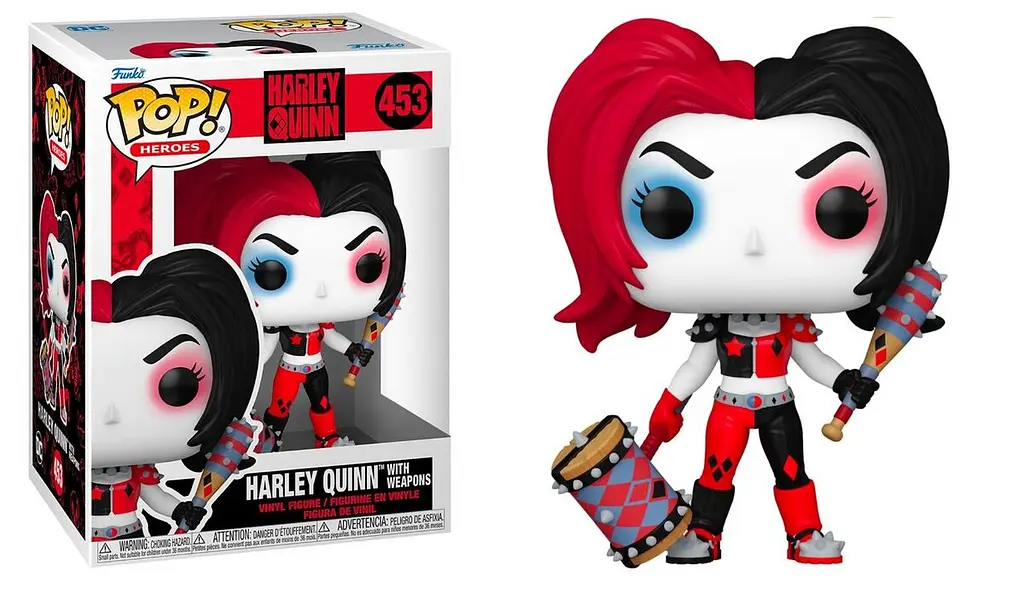 Фигурка Funko Pop DC Heroes Harley Quinn with Weapons Харли Квинн 10 см (FP DC HQ 453) - фото 2
