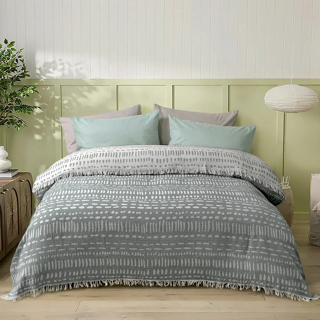 Покрывало Lotus Home - Malia antrasite антрацит 190x225 - фото 2