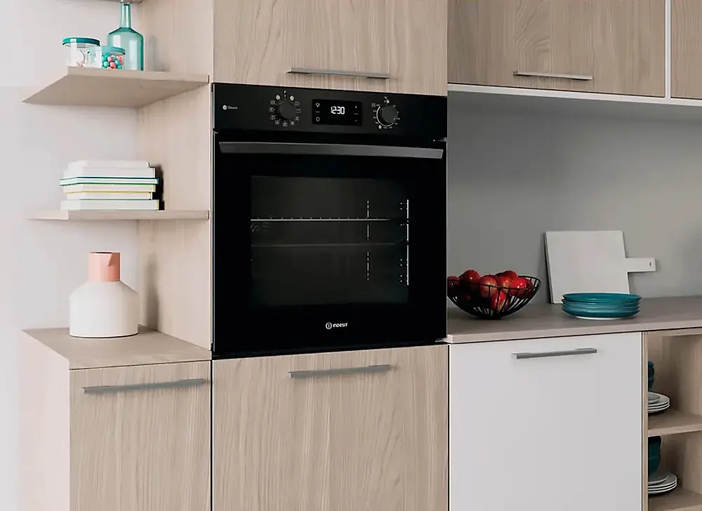 Indesit Духовий шафа Indesit електричний, 71л, A+, дисплей, конвекція, чорний - фото 7
