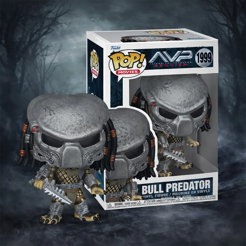 Ігрова фігурка Funko POP! Чужі проти Хижака S3 Хижак Bull (90243) - фото 3