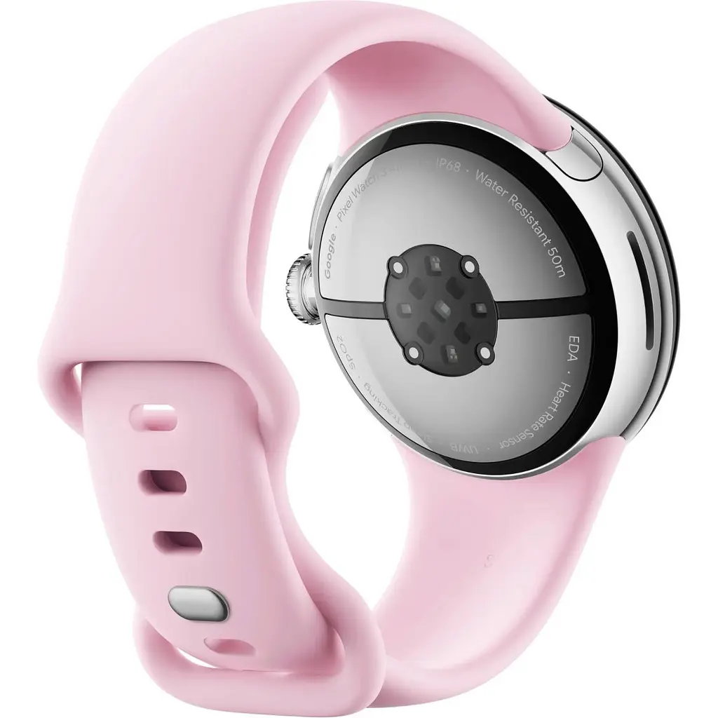 Смарт-годинник Google Pixel Watch 3 41mm Matte Polished Silver/Rose Quartz Band [127990] - фото 4