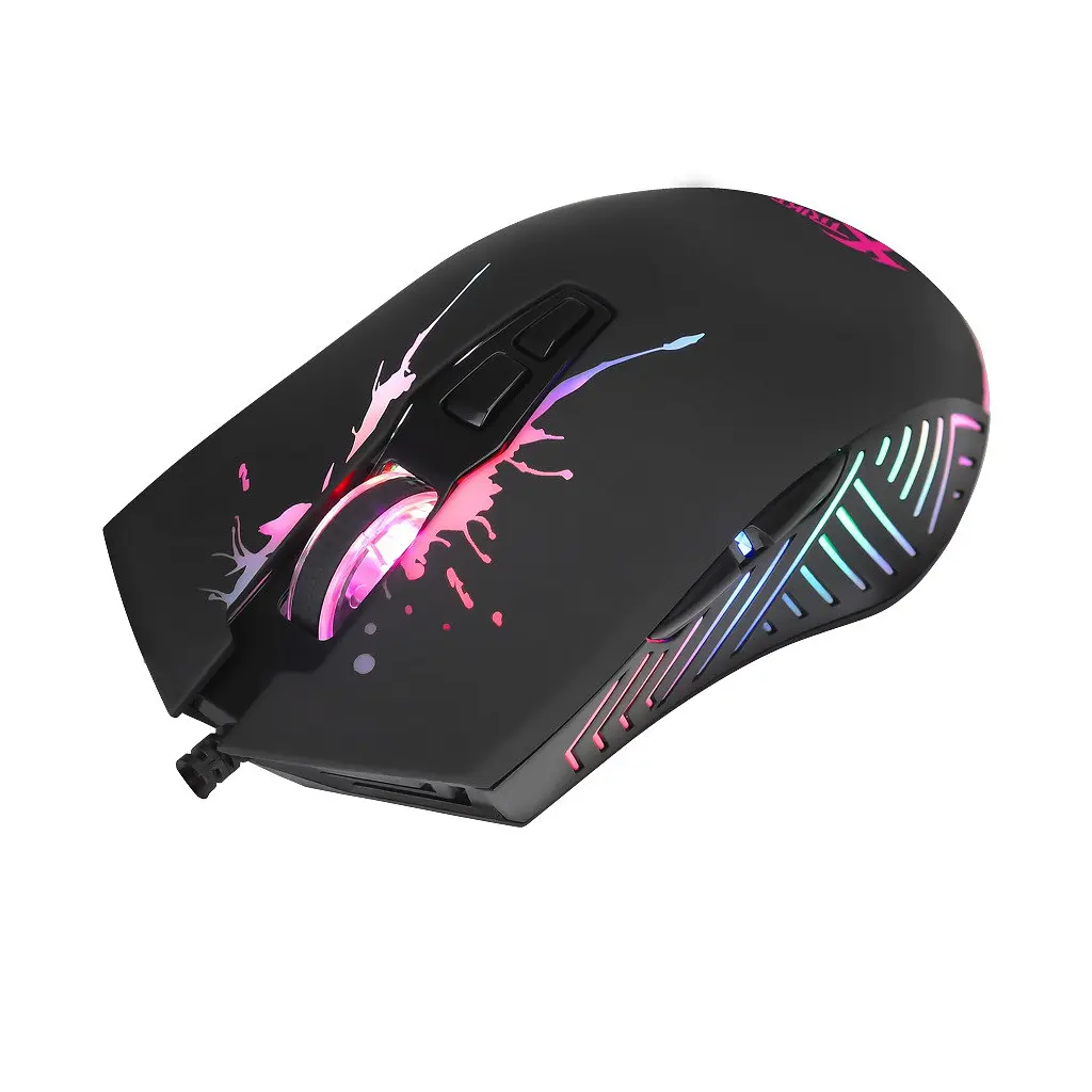 Мишка Xtrike ME GM-215 RGB-LED USB Black (GM-215) - фото 2