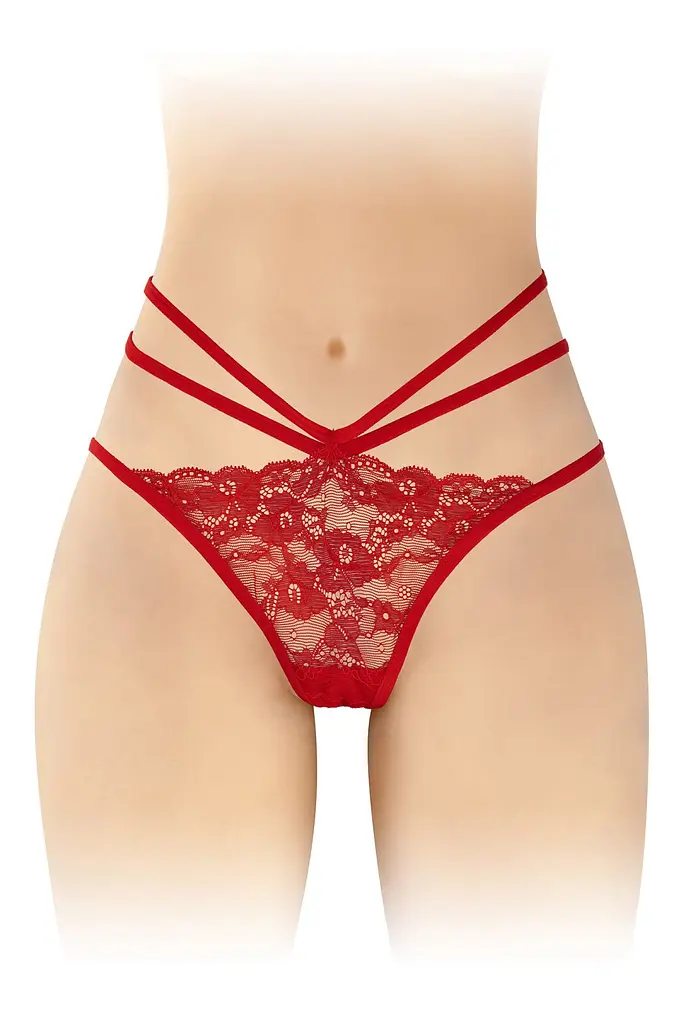 Трусики з відкритою попкою Fashion Secret Nadia Red Fashion Secret SO4062 94681