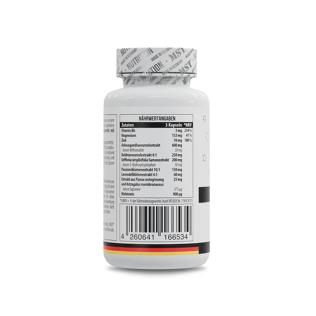 Натуральний комплекс MST Nutrition Sleep IQ, 60 капсул для покращення сну - фото 2