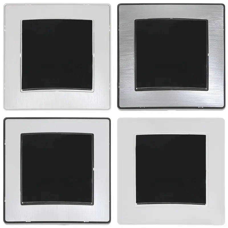 Вимикач Brille одноклавішний чорно-білий RB-1V - фото 7