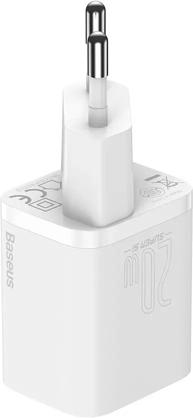 Зарядний пристрій Baseus Super Si Quick Charger 1C 20W EU white (CCSUP-B02) - фото 3