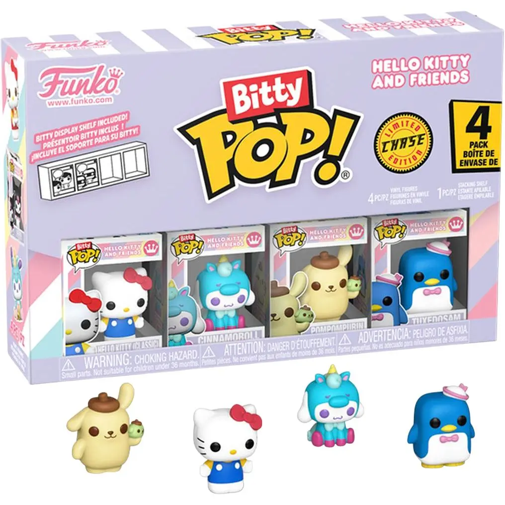 Набір ігрових фігурок Bitty Pop! Sanrio Хелоу Кітті 4 фігурки в асортименті (85713) - фото 1