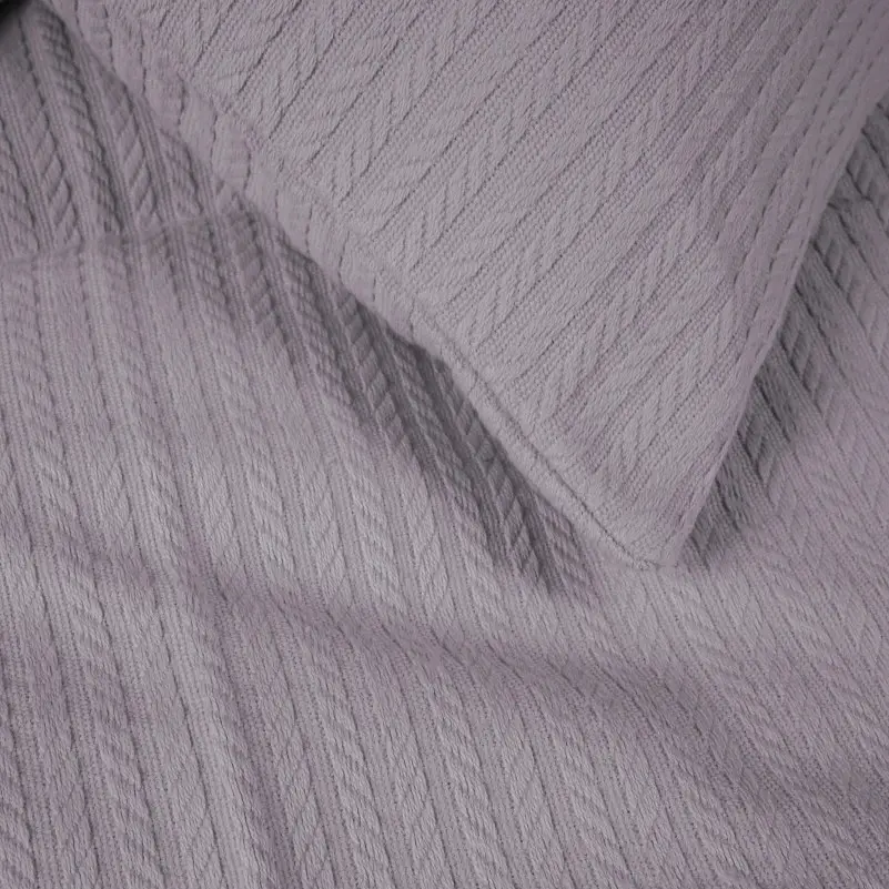 Покривало з наволочками MirSon №10-04 Arrowline Gray (2200010404418) - фото 4