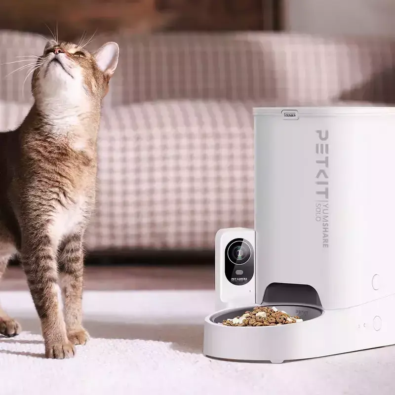 Смарт годівниця PETKIT Yumshare Solo With Camera Smart Pet Feeder P571 White - фото 5