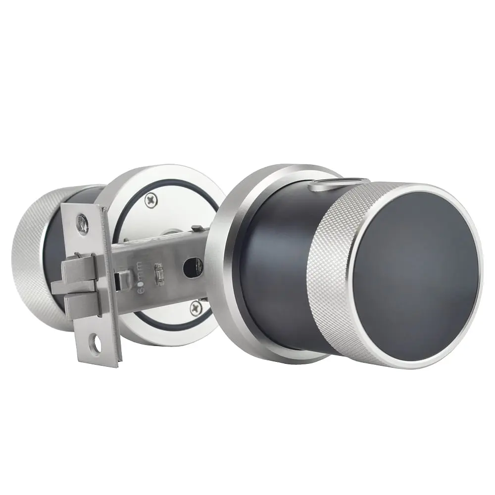 Замок біометричний автономний Trinix TRL-5106BTF Silver з Bluetooth, зчитувачем відбитків пальців і карт Mifare (65-00022) - фото 5