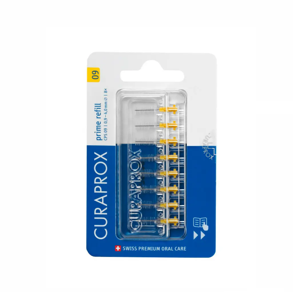 Набір міжзубних йоржиків Curaprox Prime Refill CPS 09 (без тримача), 8 шт - фото 5