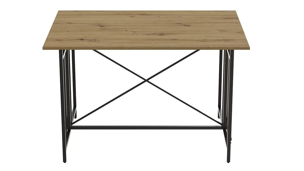 Стіл-книга трансформер Оріон 3 Ferrum-decor 750x1150x880 Чорний метал ДСП Дуб Артізан 16 мм (FRD-105086) - фото 8