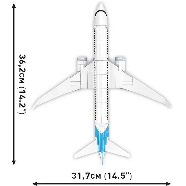 Конструктор Cobi Боінг 737-8 масштаб 1:110, 340 деталей - фото 7