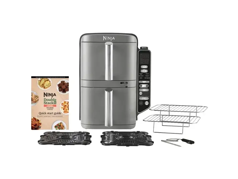 Мультипіч (аерофритюрниця) Ninja Double Stack XL 2-Level Hot Air Fryer with Smart Cook System SL451EU - фото 6