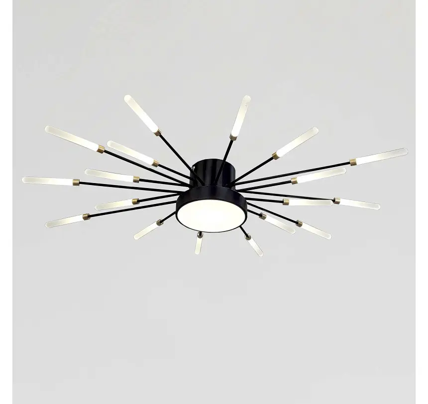 Світлодіодна люстра стельова Artlight 6472/18, 16 Вт, чорна - фото 2