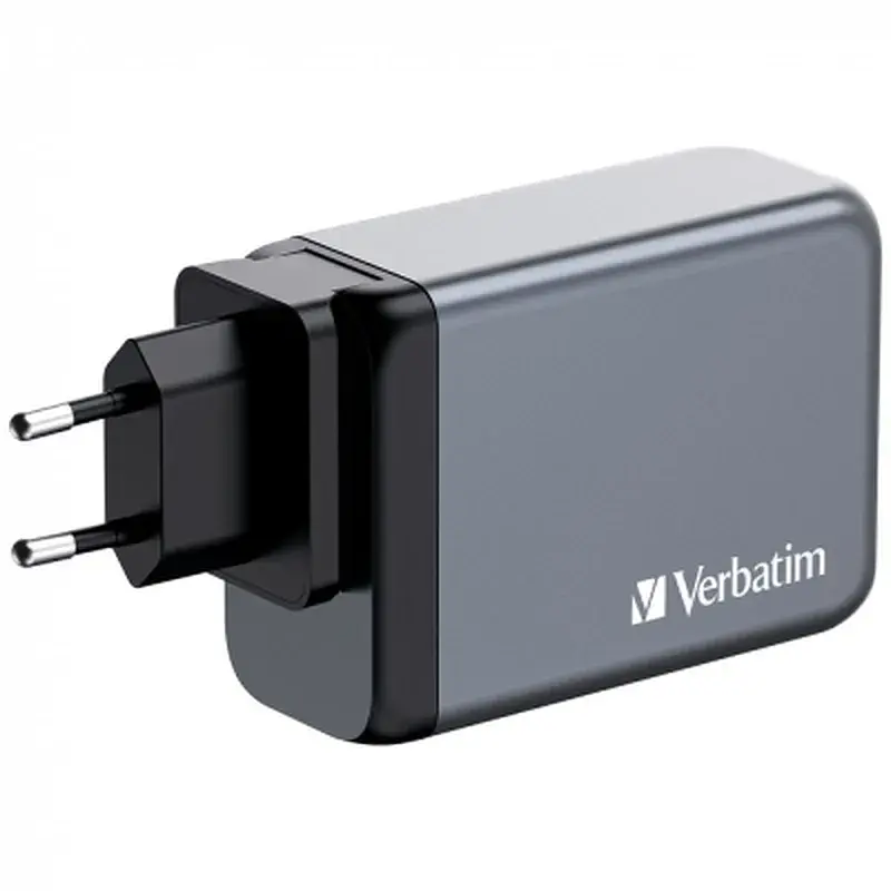 Зарядний пристрій Verbatim GaN 240 W 4 ports (USB-C-140 W,USB-C-100 W,USB-C-65 W /USB-A -3.0) (32205) - фото 2