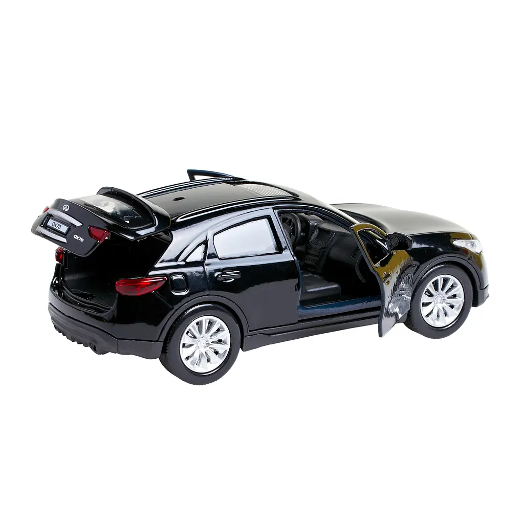 Автомодель Технопарк Infiniti QX70, 1:32, чорний (QX70-BK) - фото 3