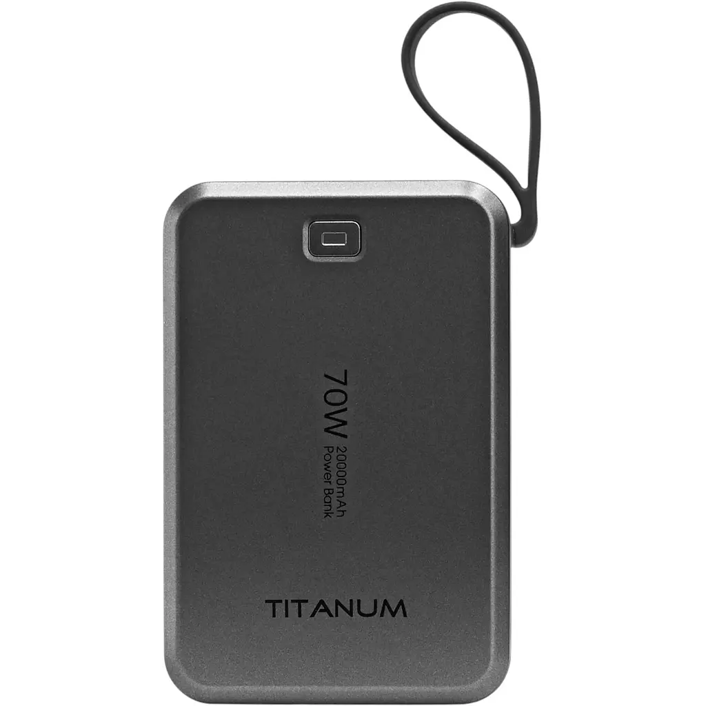 Павербанк Titanum WP049 PD70W 20000mAh сірий (TPB-WP049-G)