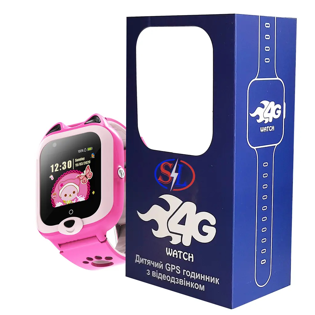 Дитячий GPS годинник SparkLine SL-18D Android 8.1 Pink (sl18d) - фото 4