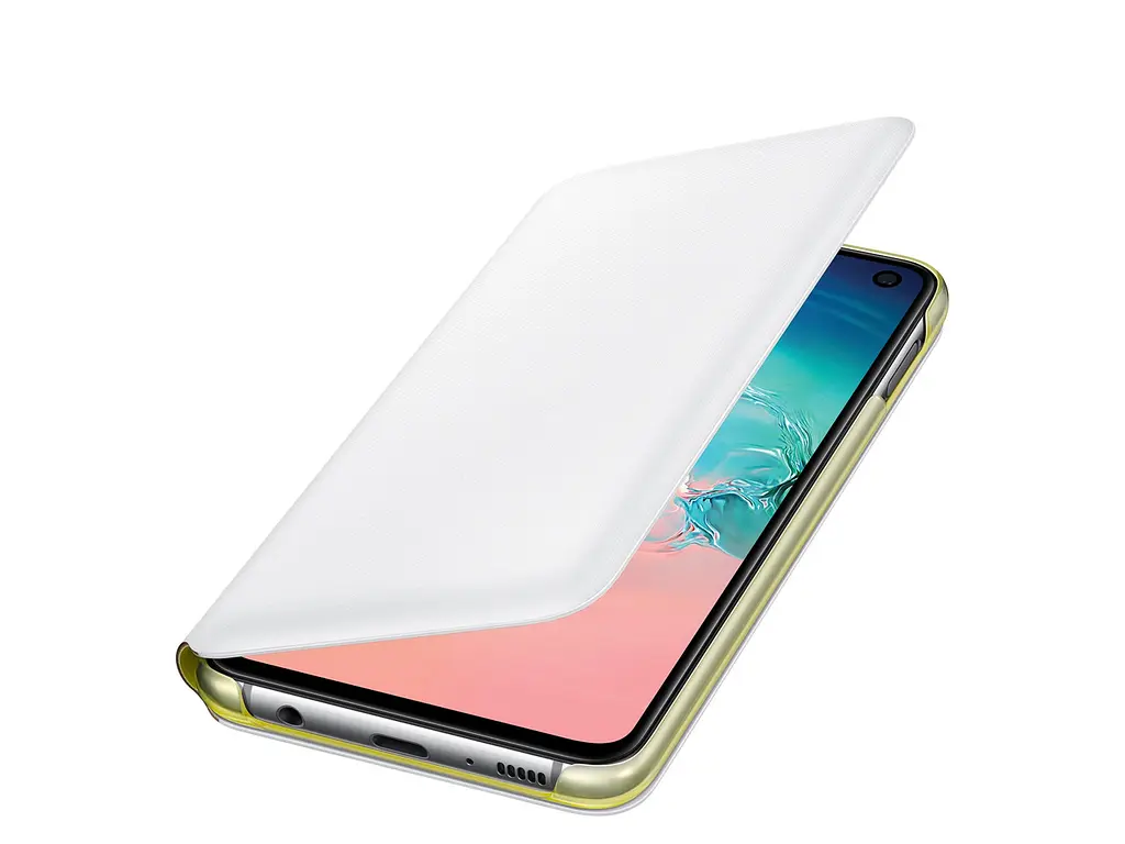 Чохол-книжка з підсвічуванням LED Wallet View Cover EF-NG970 для Samsung Galaxy S10e (5.8") White - фото 2