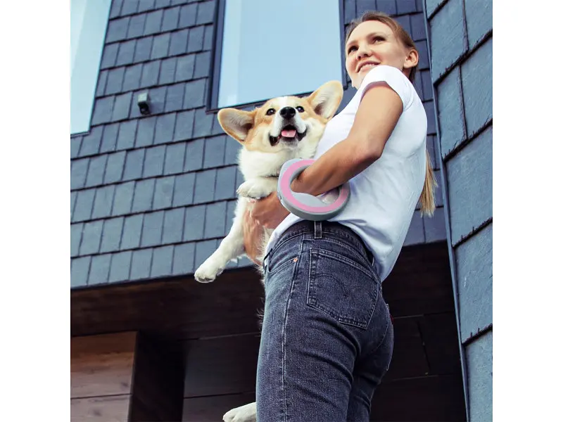 Поводок для собак WAUDOG R-leash светоотражающая лента XS-M до 40 кг 2.9 м розовый (81277) - фото 6