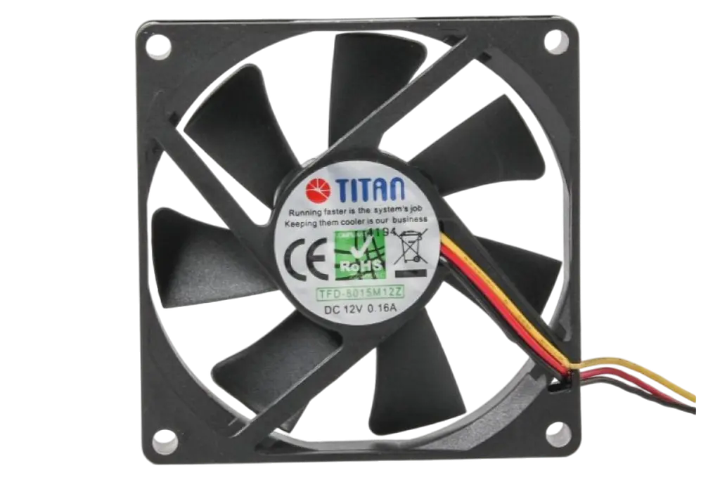 Вентилятор Titan TFD-8015M12Z Black