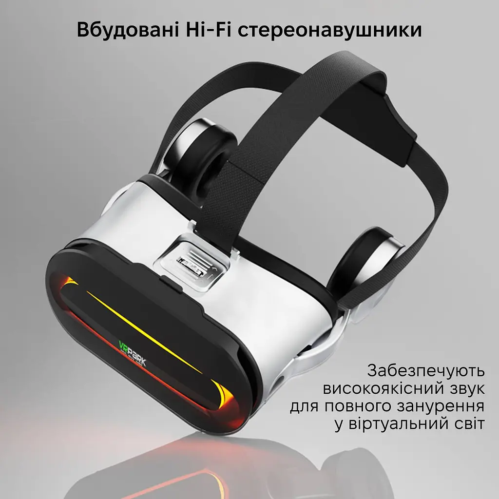VR Окуляри віртуальної реальності для смартфонів Inspire VR Park 4.7-6.7" White (VR-Park-Wh-2) - фото 3