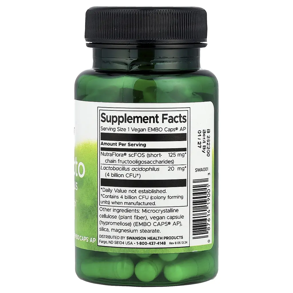 Пробіотик Swanson ProLacto Acidophilus 60 капсул - фото 2