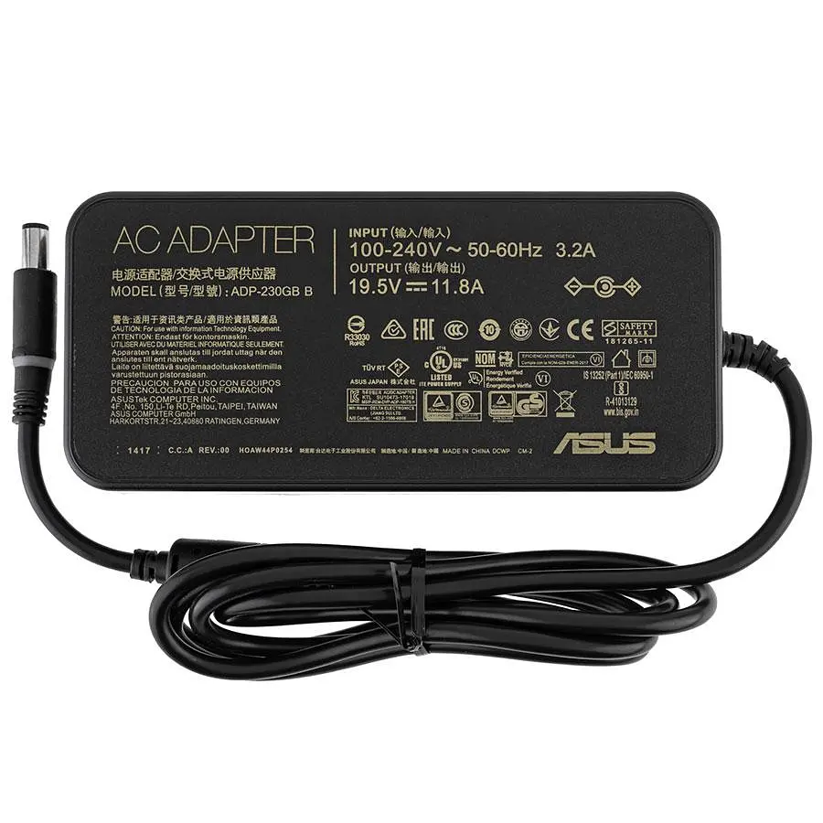 Блок живлення для ноутбука Asus 19.5V 11.8A 230W 7.4*5.0мм чорний OVALE - фото 3