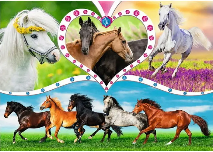 Пазл Trefl Красиві коні 200 ел. (13248) - фото 2