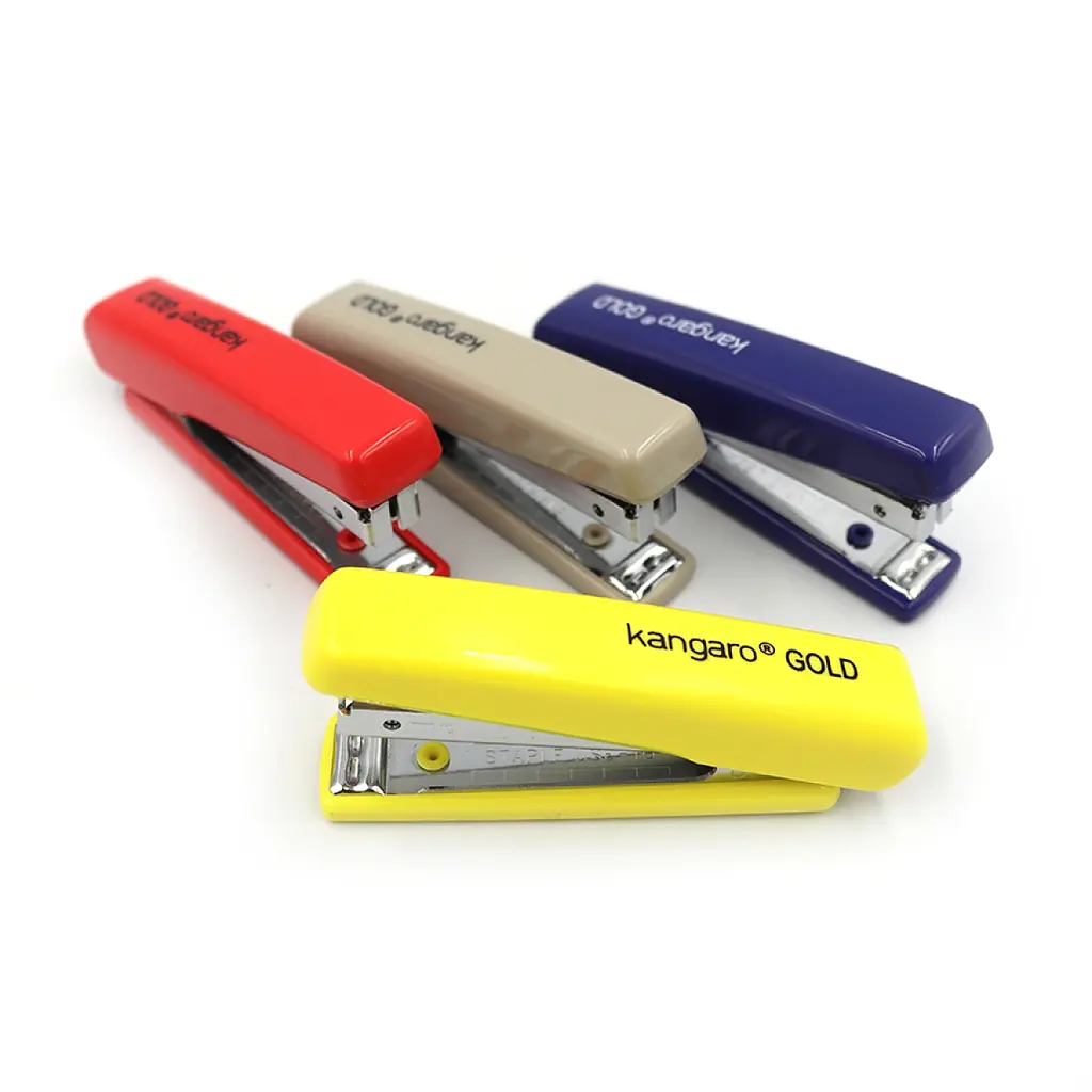 Степлер Kangaro №10, 20 аркушів, глибина, 10-GOLD - фото 2