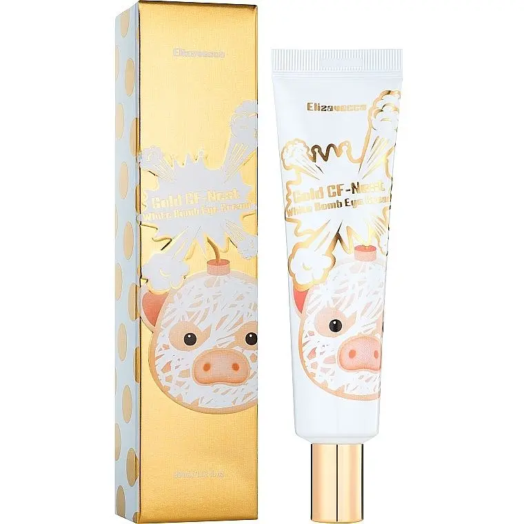 Крем для очей з екстрактом ластівчиного гнізда 30 мл Elizavecca Face Care Gold CF Nest White Bomb Eye Cream