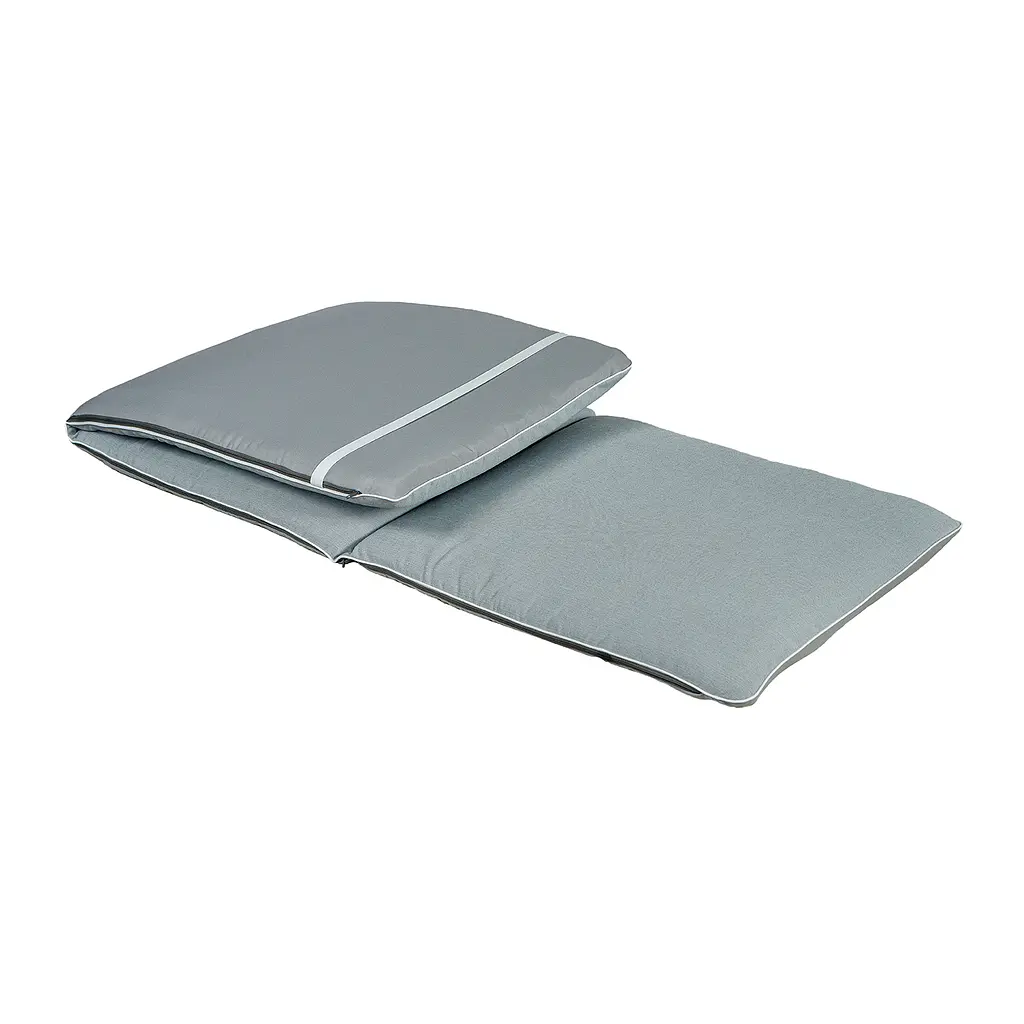 Матрас для шезлонга Ost-Fran Trio бело-серое плетение 602/700, 189x58x5 см. - фото 2