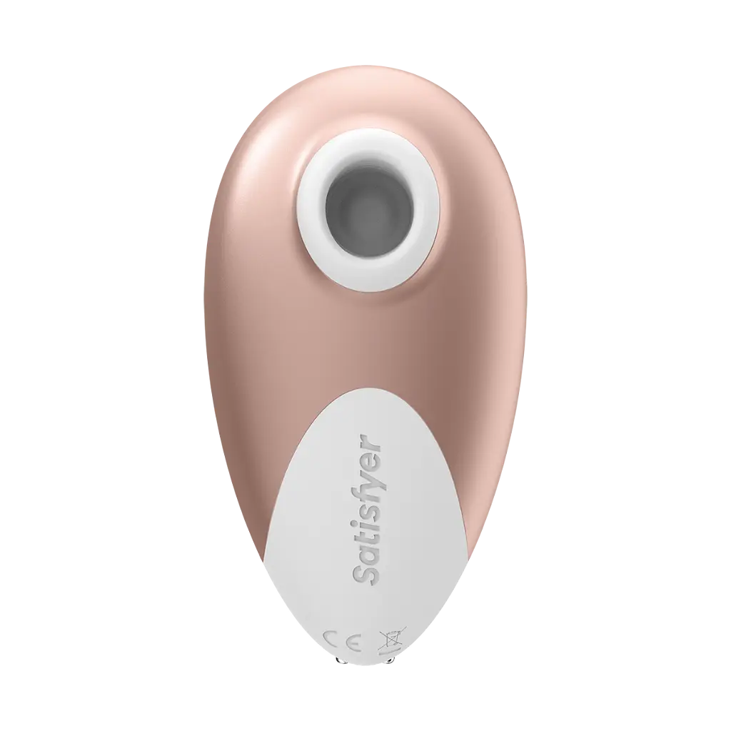 Вакуумный стимулятор клитора Satisfyer Deluxe золотой - фото 2