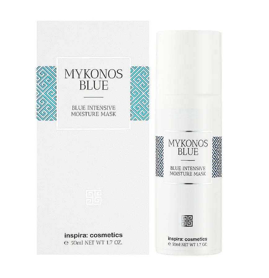 Зволожуюча маска Mykonos Blue Intensive Moisture Mask Inspira 50 мл - фото 2