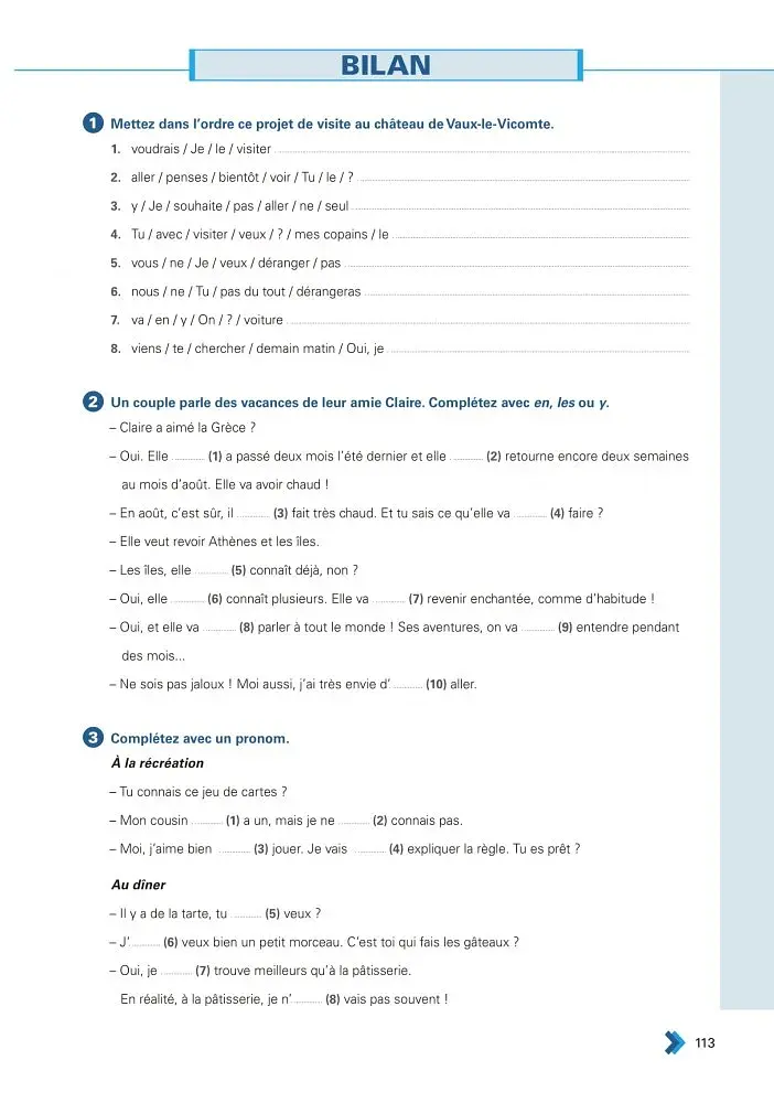 En Contexte A2: Exercices de Grammaire - фото 7