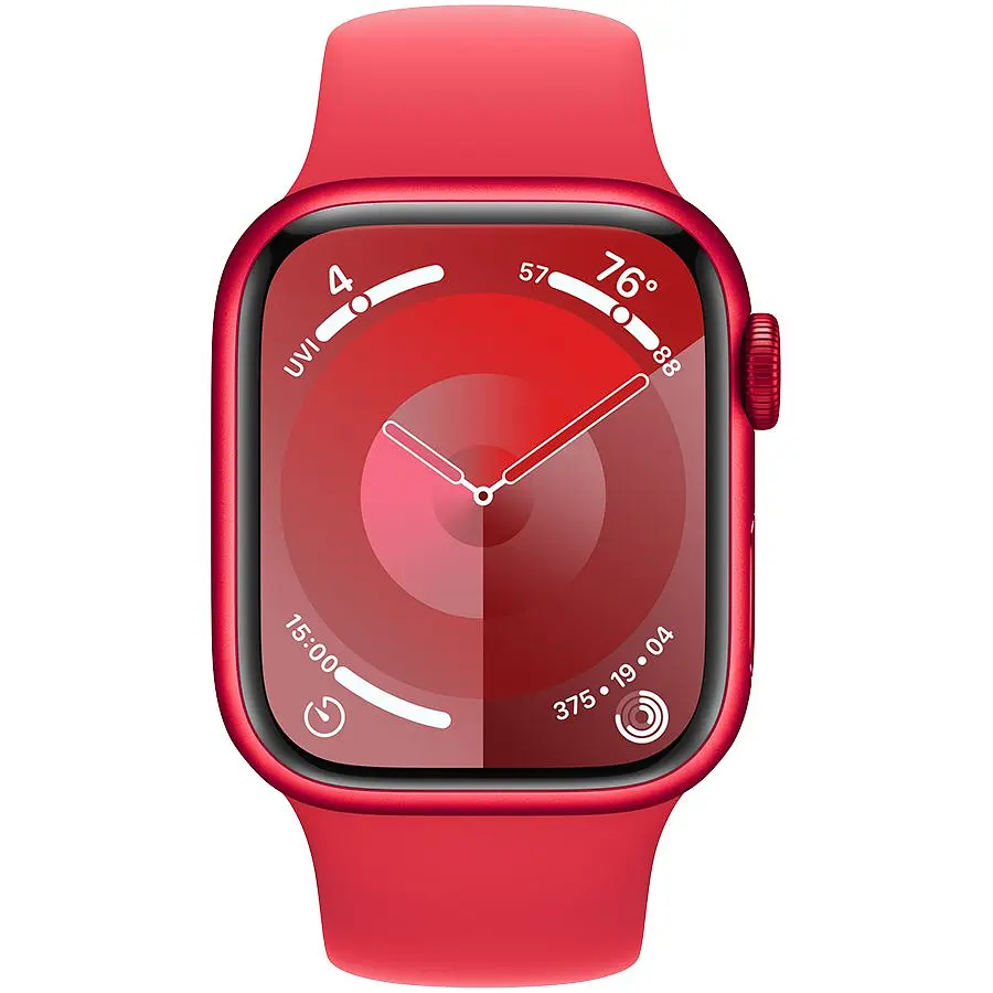 Годинник Apple Watch Series 9 GPS, 41mm, (PRODUCT)RED, (PRODUCT)RED Sport Band, M/L (Grade B) Seller Refurbished - фото 2