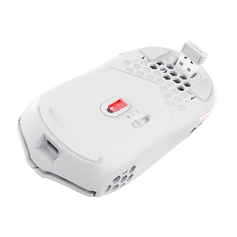 Компьютерная мышь Trust GXT 929 Helox WL/USB-A белый teh0013977 - фото 4